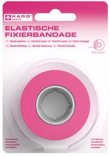 HARO elastische fixeerbandage, 25 mm x 2,5 m, roze