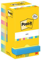 Post-it Notes zelfklevende memo's, 76 x 76 mm, 8+4, Energetic Col.