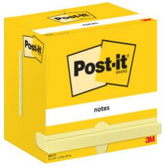 Post-it zelfklevende memo's Notes, 102 x 76 mm, geel