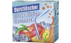 Durstlöscher verfrissingsdrank Eisthee perzik smaak