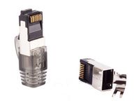 FLEXLINE RJ45 stekker voor ronde kabel, Cat. 5-6A, afgeschermd