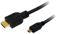 LogiLink HDMI Kabel, A-stekker - D-stekker Micro, 1,5 m