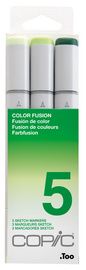 COPIC markers Sketch, 3 stuks in set 'Color Fusion 5´