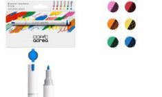 COPIC Marker acrea 'Vivid', set van 6