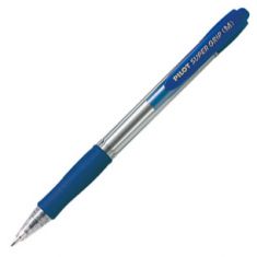 PILOT drukbalpen SUPER GRIP M, 0,27 mm, blauw