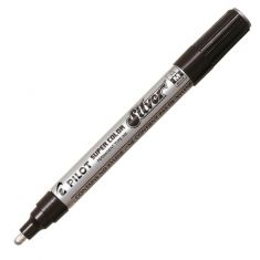 PILOT permanent-marker SUPER COLOR, medium 2,0 mm, zilver