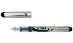 PILOT vulpen V-Pen Silver, schrijftype: 0,4mm, lichtblauw