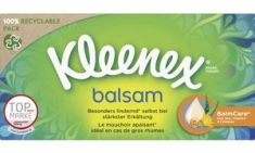 Kleenex zakdoeken Balsam, 4-laags, wit, 56 in box