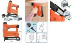 TACWISE niet- en spijkerpistool Master Nailer 12V 191, oranje