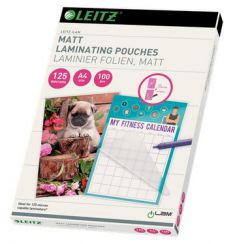 LEITZ lamineerhoes, DIN A4, mat, 250 mic, 100 st.