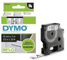 DYMO D1 lettertapecassette zwart/groen, 9 mm x 7 m