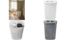 NHG wasmand SEOUL, 60,8 liter, ovaal, grijs