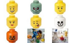 LEGO opbergkop STORAGE HEAD SKELETON, L, 8,5 liter