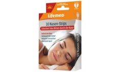 Lifemed neusstrips, 19 x 66 mm, beige, 10 stuk