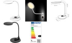 Hansa LED-tafellamp/wandlamp 'Horizon', wit