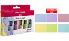 ROYAL TALENS acrylverf Amsterdam Pastel, 6 x 20 ml