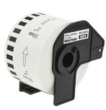 rillprint eindloos-etiketten filmlabel, 29 mm x 15,24 m, wit, permanent