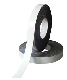 rillprint magnetische tape, 40 mm x 5 m, wit