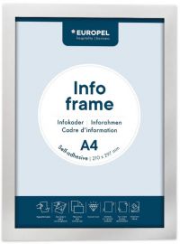 EUROPEL magneetframe INFO FRAME, DIN A4, zilver