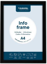 EUROPEL magneetframe INFO FRAME, DIN A4, zwart