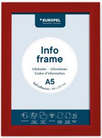 EUROPEL magneetframe INFO FRAME, DIN A5, rood