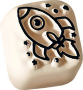 COLOP Tattoo-stempel LaDot kids stone 'Raket', klein