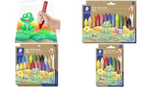 Staedtler Waskleurkrijtjes Noris junior, set van 6